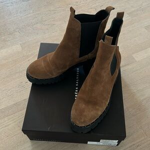 Freda Salvador suede Chelsea ankle boot